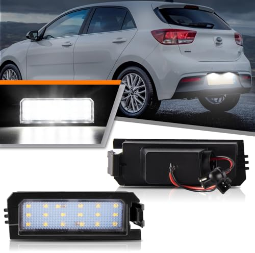 OZ-LAMPE 2 Stücke LED Kennzeichenbeleuchtung für Hyundai I30 Elantra GT Sonata Typ LFA,für Kia Rio Niro Cadenza Led Beleuchtung mit Canbus