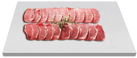 Tagliere in acciaio inox per impastare, piano di lavoro in acciaio inox, tagliere antiscivolo per cucina, bar, ristorante, per impastare, tagliare verdure, carne, frutta, 70 x 50 cm