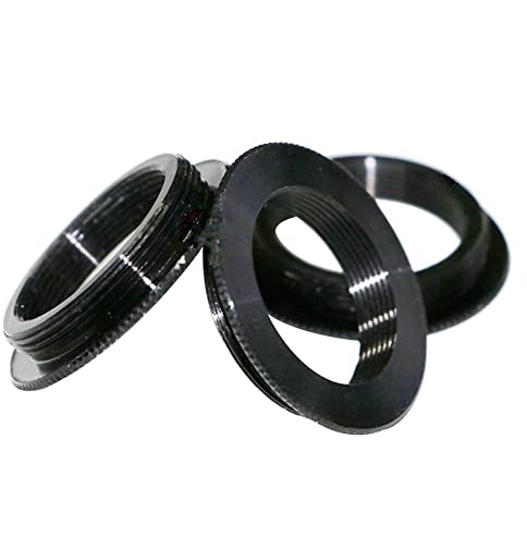 Mikroskopzubehör M25 auf RMS-Gewindeadapter RMS auf M25 x 0,75 Mikroskopobjektivadapterring für Mikroskop-Objektivlinse, geeignet für die meisten Mikroskope (Farbe: außen M25 innen RMS)
