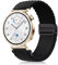 YealRed 18mm Bracelet pour Huawei Watch 5 42mm/GT 5 Pro 42mm/GT 5 41mm, Fermoir magnétique, bracelet de rechange tressé en nylon, compatible avec Huawei Watch GT 4 41mm (Noir)