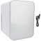 TOPINCN Mini Fridge, 10L Skincare Fridge for Bedroom, Portable Small Refrigerator for Car Office, Fast Cooling Portable Fridge Beverage Refrigerator Cooler for Makeup Skincare Beverages