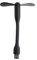 Thewasc Ventilateur USB créatif flexible et portable avec lampe LED pour ordinateur portable et gadget informatique