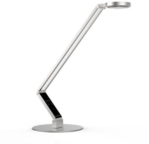 Luctra Table Radial Base LED Schreibtischlampe, biologisch wirksames Licht, dimmbar, 920223, aluminium