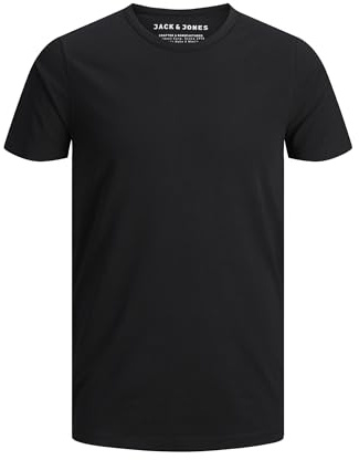 Jack and Jones Men's Long-Sleeved Shirt Print Tee O Neck Regular Fit Long Shirt T-Shirt