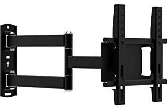 Soporte Pared TV - Soporte con Brazo para Televisión LED/Plasma o Monitor 13-37 Pulgadas - Rotación 180º - Peso Máximo 25 Kg - VESA 200 x 200 mm - Distancia a Pared 69 mm
