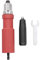 Elektrische Nietmutter Pistole Kit, Nietzange Pistole Bohrer Adapter Kit, Nietwerkzeug Einsatz Mutter mit Schraubenschlüssel Nietzange für Akkuschrauber, Bohrmaschine (Rot)