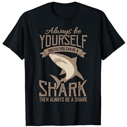 Hai T-Shirt Haie Sei Ein Hai Sei Ein Hai-Taucher T-Shirt