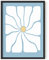 HAUS AND HUES Blue Aesthetic Daisy Artwork – Indie-Poster für Raumästhetik, blaue Poster für ästhetische Poster, Indie-Kinderzimmer-Poster, trendige Poster, dänisches Pastelldekor (ungerahmt, 30,5 x