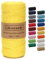 Likeecords Makramee-Schnur 2 mm x 220 Yards, farbiges Makramee-Seil, Baumwollseil, Makramee-Garn, Bunte Baumwoll-Bastelschnur zum Aufhängen, Pflanzenaufhänger, Basteln, Stricken (Gelb)