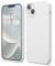 elago Liquid Silicone Case Compatible with iPhone 14 Plus Case (6.7), Premium Silicone, Full Body Protection - 4 Layer Shockproof Phone Cover, Anti-Scratch Soft Microfiber Lining (White)