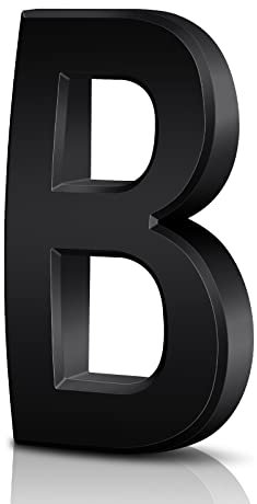 Vicloon Número de Casa, Número de la Puerta, Negro de 7.5 cm de Altura, Número de Casa Autoadhesivo, Aspecto Flotante, Números de Dirección de Casa de Calle, ABS Acryl(B)