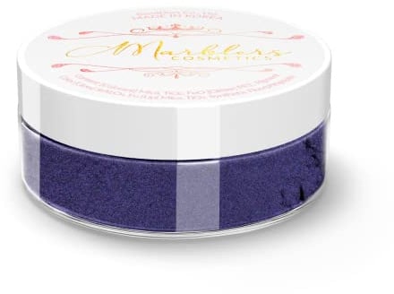 MARBLERS Cosmetic Grade Mica Powder [Blueberry] 0.11oz (3g) | Pearlescent | Non-Toxic | Vegan | Cruelty-Free | Eyeshadow, Nail Polish, Nail Art | Festival, Rave & Party Makeup | Body & Face