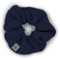 hutch&putch Premium Musselin-Scrunchie für Damen - Haargummi aus 100% Baumwolle - elastischer Haargummi für gesunde Haare - Scrunchie mit starkem Halt ohne Knickstelle (Midnight Blue)
