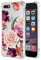 Jhxtech Phone Case for iPhone 5 Case, iPhone 5s girls women, Slim Shockproof Clear Floral Pattern Soft Flexible TPU Protective Cover for iPhone 5 Purple flower