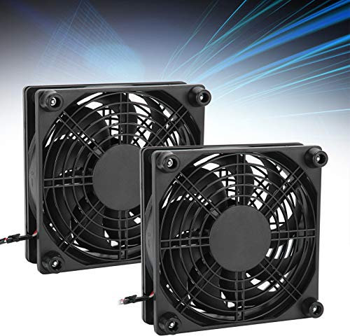 2pcs 120 Mm Computer Case Fan,Compact Size 5V USB Silent Fan, Low Noise Computer Cooling Fan for Desktops