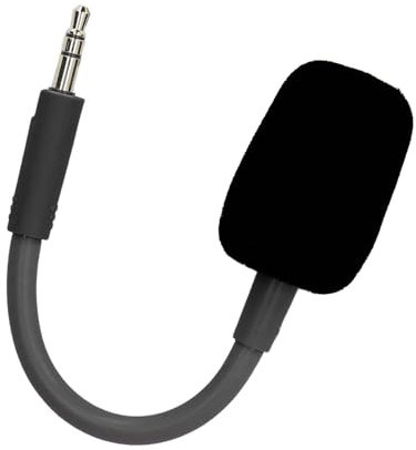 Plyisty Remplacement du Micro pour Casque de Jeu sans Fil Barracuda X, Perche de Micro Détachable de 3,5 Mm, Microphone Antibruit (Black)