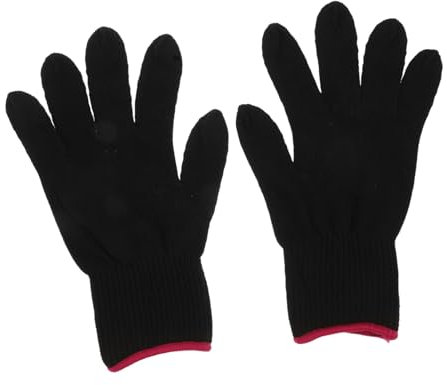Ipetboom Hair Styling Heat Glove Heat Resistant Gloves for Curling Wand Protective for Ironing Barber Shop Spa Mitts