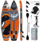 FunWater Stand Up Paddle Board Sup Board, Aufblasbares Stand Up Paddle Board für Erwachsene mit Qualitätszubehör, 2 in 1 paddel, Kajaksitz