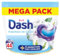 Dash 2en1 PODS Fraîcheur de Coton, 44 Lavages, Lessive Capsules 3-en-1, Élimination des Odeurs avec Lenor, Notes de Coton et Bois de Cèdre, Efficace en Cycle Froid, Fabriquée en France