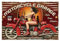 WADORN Plaque en Métal Vintage Pin Up Lady Motorcycle, Plaque Murale Humoristique en Étain pour Garage Caverne Pub Moto Garage Dame Décoration pour Maison Bar Caverne 20x30cm