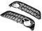 LCQSYE Griglia Auto Ventilazione Griglie di Ricambio per fari fendinebbia Inferiori del paraurti Anteriore, 2 Pezzi, Adatte per Audi A5 2008, 2009, 2010 e 2011. Griglie Anteriori e per radiatori Auto