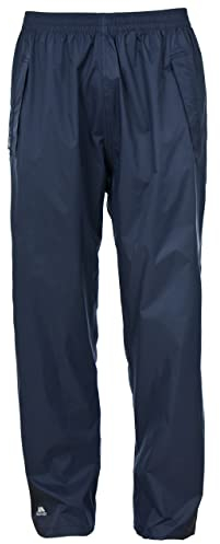 Trespass Unisex Kompakt Zusammenrollbare Qikpac Regenhose, Dark Navy, 3XL EU