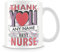 MUGGZ Nurse Thank You Mug - Personalised Cup Gift - Customise with Name - Pink