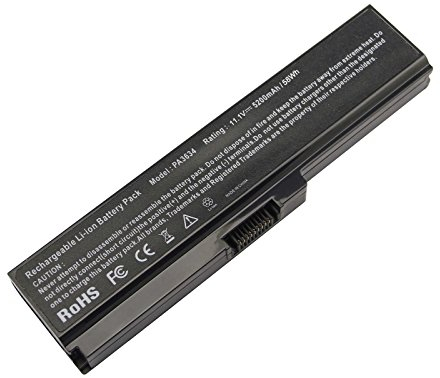ARyee PA3634U-1BRS Battery Compatible with Toshiba Satellite C650 C650D C655 C660 C660D C670 L510 L515 L515D L537 L600 L600D L630 L630D(11.1V 5200mAh)
