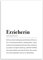 Erzieherin Poster DIN A4: Erzieherin Definition