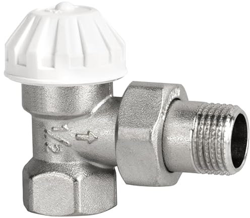 Thermostatventil 1/2 Eckform - 10 Bar 120°C Heizkörper Ventil
