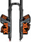 BINGYUAN Stickers à Fourche à vélos F-O-X 32 Autocollant de Fourche Avant Vélo Vélo Vélo Avant Vélo Avant Sticker F-X Fork Front Autocollant (Color : Orange Gray)
