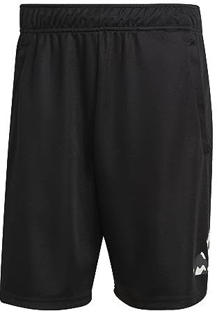 adidas, Essentials Seasonal, Kurze Hose, Schwarz-Weiss, M 7, Mann