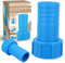 Wassertank-Adapter IBC Tote Schlauchadapter Drehbarer Schlauchanschluss Tankadapter Wassertankanschluss Reduzierstück Adapter Auslaufarmaturen Anschlüsse Regentonnen Ablaufadapter (S60x6 x 2)
