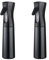 ZHIYE 2pcs Hair Spray Bottle, Continuous Water Mister Spray Bottle Empty, Aerosol Fine Mist Curly Hair Spray Bottle for Taming Hair in Morning, Hairstyling, Plants, Pets, Cleaning-6.8oz/200ml (Black)