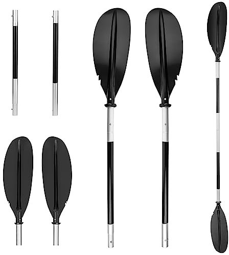 Youyijia Lightweight Durable Detachable Kayak Oar Adjustable Non-slip Handle Aluminum Alloy for Motor Boat Oars Emergency boats Or Dinghy