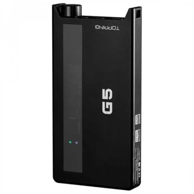 Topping G5 Amplificateur et DAC portable Hi-Res au design compact, puce DAC ES9068AS, couleur noire