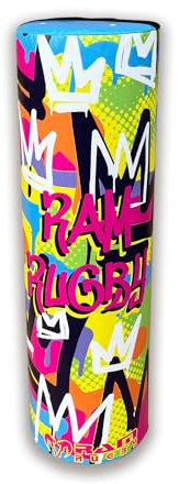 Ram Rugby Graffiti 15kg Tackle Bag – Club Quality - UK Made for Durability – Industrial-Grade PVC & Triple Stitched Seams – Essential Rugby Training Equipment – Great