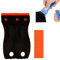 CTDWNT Multifunctional Glue Removal Shovel,Plastic Razor Scraper for Adhesive Remover with 10/20pcs Double Edged Plastic Blades,Sticker Remover Tool,Glass Sticker Remover(Black*2+20 Blades)