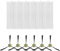 OKP Set di Ricambi 6 Spazzole Laterali e 6 Filtri HEPA per Robot Aspirapolvere K5/K5P/K2