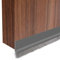 GGTTNRT Burlete autoadhesivo con cepillo, burlete para puerta inferior, burlete de cepillo de puerta, recortable, para puertas (gris-30 mm)