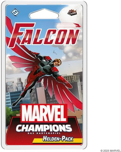 Fantasy Flight Games, Marvel Champions: Das Kartenspiel - Falcon, Helden-Erweiterung, Expertenspiel, Kartenspiel, 1-4 Spieler, Ab 12+ Jahren, 45-90 Minuten, Deutsch