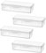 UTHCLO 4Pezzi Contenitore Trasparente Cotton Fioc da Viaggio Dispenser Portatile per Batuffoli e Stuzzicadenti Design Multifunzionale Ufficio