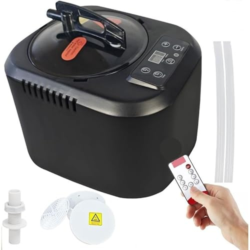 Sauna Heater, Large Capacity steam Machine Sauna Box Home spa Fumigation Instrument Bathroom Stainless Steel Pot for Sauna Room, Home(B)
