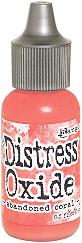 Ranger Abandoned Coral Distress Oxide Re-Inker, Synthetic Material, Pink, 2.5 x 2.5 x 7.2 cm