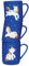 Baker Ross Tazas de unicornios de colores para niños - Perfectos para bolsas sorpresa de fiestas infantiles (pack de 4), azul