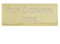 Gold Engraving Plate, 51 x 25 mm Free Engraving up to 45 letters EP600D