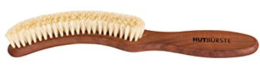 Hutbürste Birnbaum, Bürste aus Holz, zur Reinigung von Filzhüten
