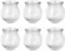 Lot de 6 ventouses thérapeutiques : pots en verre épais avec ventouses chinoises pour massage du dos et de la fatigue
