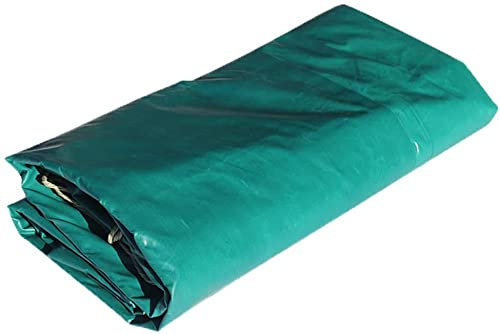 GXBCS Lona para Cubrir Piscina Lonas para Pergolas Lona de Sombra Cubiertas para Muebles de jardín Lona de PVC, Paño Recubierto de plástico Tejido de Alta Densidad 1109(Color:Green;Size:4X6M)