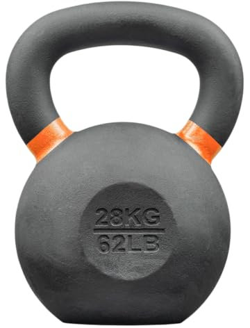 METIS Pro Gusseisen-Kettlebells | Verbessern Sie Ihr Krafttraining mit hochwertigen Gewichten – Wählen Sie aus verschiedenen Größen (4–48kg) und 2 Set-Optionen (28kg)